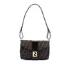 Secondhand Fendi Zucca Canvas Flap Shoulder Bag
