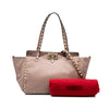 Secondhand Valentino Small Leather Rockstud Trapeze Satchel