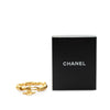 Chanel Gold Plated CC Engraved Cross Bracelet Secondhand