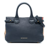 Burberry Medium Leather and House Check Banner Satchel Secondhand
