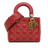 Dior Small Lambskin Cannage Studded Supple Lady Dior Secondhand