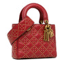 Dior Small Lambskin Cannage Studded Supple Lady Dior Secondhand