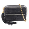 Chanel Mini CC Quilted Lambskin Tassel Flap Camera Bag Secondhand