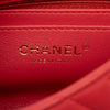 Chanel Mini CC Chevron Lambskin Reversed Round Flap Secondhand