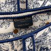 Dior Embroidered Canvas Toile de Jouy Saddle Bag Secondhand