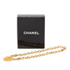 Chanel CC Gold Plated Round Pendant Necklace Secondhand