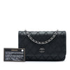 Chanel CC Lambskin Wild Stitch Wallet on Chain Secondhand