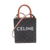 Celine Mini Triomphe Coated Canvas Vertical Cabas Satchel Secondhand