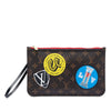 Louis Vuitton Limited Edition Monogram World Tour Neverfull MM Pouch Secondhand