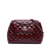 Chanel Large Quilted Patent Coco Shine Accordion Flap Secondhand