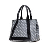 Balenciaga Coated Canvas Logo Navy Cabas Tote S Secondhand
