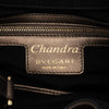 Bvlgari Metallic Leather Chandra Handbag Secondhand