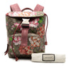 Secondhand Gucci Small GG Supreme Blooms Single Buckle Backpack