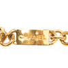 Chanel Gold Plated Logo Plate Chain Belt Secondhand