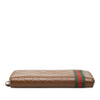Gucci Guccissima Web Zippy Long Wallet Secondhand