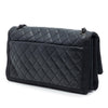 Chanel CC Quilted Lambskin and Grosgrain So Black Flap Secondhand