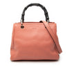 Gucci Small Calfskin Bamboo Shopper Satchel Secondhand