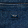 Prada Large Denim Canapa Bijoux Satchel Secondhand