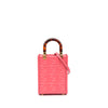 Fendi Mini Zucca Embossed Leather Sunshine Shopper Tote Secondhand