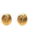 Secondhand Chanel Gold Plated Mademoiselle Clip On Earrings