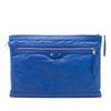 Balenciaga Lambskin Motocross Classic Clip L Clutch Secondhand