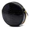 Saint Laurent Croc Embossed Patent Round Vinyle Camera Bag Secondhand