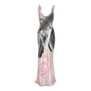 Secondhand Roberto Cavalli Zebra and Rose Pattern Knot Dress