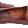 Secondhand Prada Vintage Brown Exotic Leather Loafers - '90s