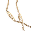 Vintage 14K Yellow Gold Openwork Long Chain Necklace - '70s