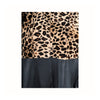 Secondhand Moschino Cheap and Chic Leather Coat with Leopard Printed Fur 