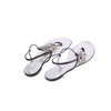 second hand Casadei Black Jeweled Thong Sandals with Crystal Embellishments - '10s