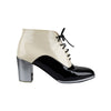 Secondhand Chanel Patent Leather Bow Lace-Up Ankle Boots - '10s