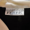 Gianfranco Ferré Ivory and Black Wool Blouse - '90s Second hand