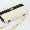 Chanel Vintage Trapezoid CC Flap Bag Leather