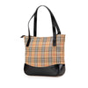 Secondhand Burberry Haymarket Check Canvas Handbag