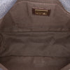 Fendi Zucca Trimmed Denim Buckle Flap Bag Secondhand