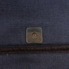 Fendi Zucca Trimmed Denim Buckle Flap Bag Secondhand