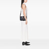 Fendi Zucca Trimmed Denim Buckle Flap Bag Secondhand