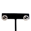 Secondhand Gucci Sterling Silver Interlocking G Ear Studs