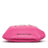 Balenciaga Mini Grained Calfskin Cloud Coin Purse On Strap Secondhand