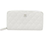 Chanel Trifold Flap Wallet Quilted Caviar