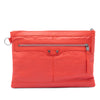 Balenciaga Lambskin Motocross Classic Clip M Clutch Secondhand