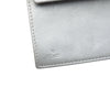 Fendi Metallic Embossed Nappa Logo Chain Clutch Secondhand
