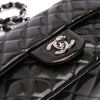 Chanel Mini Rectangular Classic Striped Patent Single Flap Secondhand
