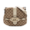 Gucci GG Canvas Horsebit Shoulder Bag Secondhand