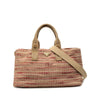 Prada Tweed Satchel Secondhand
