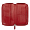 Chanel Embossed Lambskin Camellia Zip Around Long Wallet Secondhand