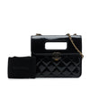 Chanel Mini Quilted Patent Graphic Catch Flap Secondhand