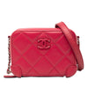 Chanel Mini Quilted Lambskin Covered CC Camera Bag Secondhand