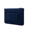 Chanel Medium Quilted Jersey O Case Clutch Secondhand
